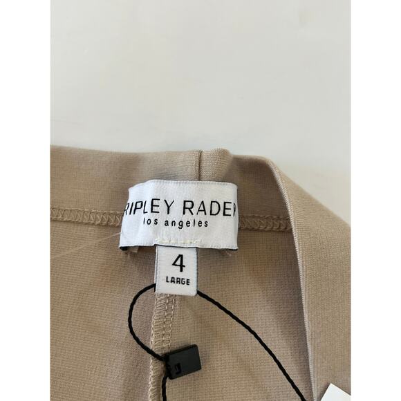NWT Ripley Rader Ponte Wide Leg Trouser Pants Womens 4 Clay Beige Office Career - Picture 5 of 16